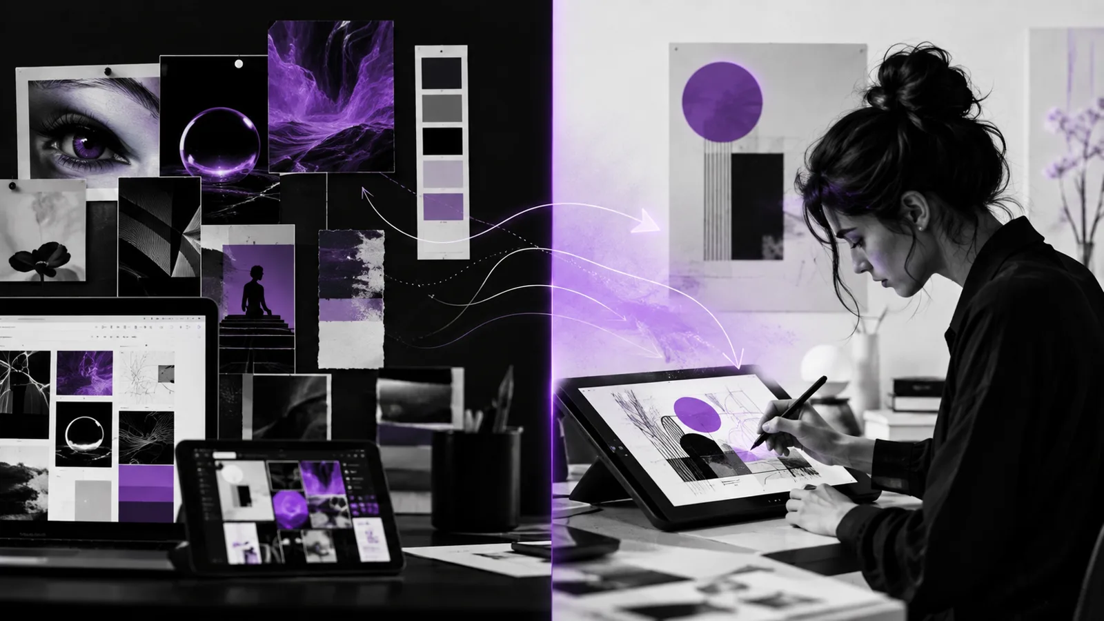 Proceso creativo desde referencias visuales hasta una creación propia