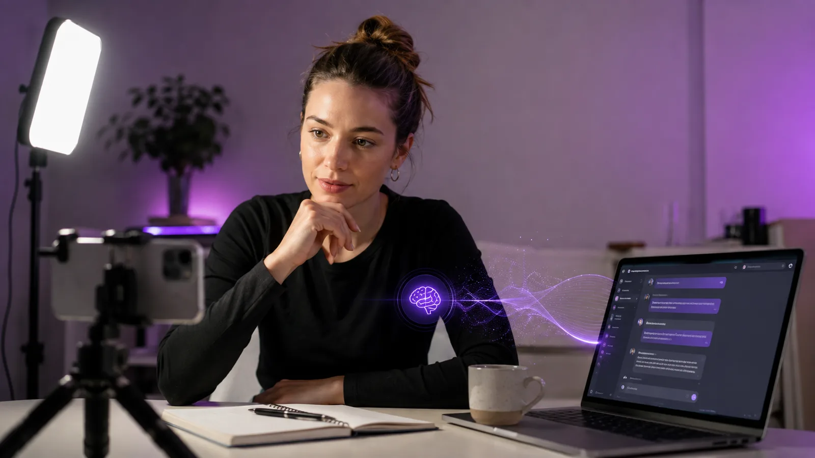 Uso de inteligencia artificial como apoyo para crear contenido
